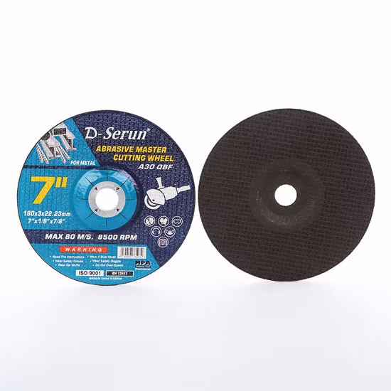 Disco de corte de herramienta de rueda de disco abrasivo de corte de fabricación abrasiva